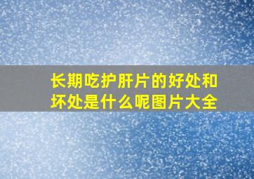 长期吃护肝片的好处和坏处是什么呢图片大全