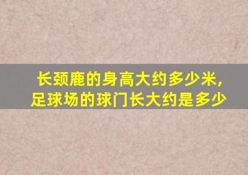 长颈鹿的身高大约多少米,足球场的球门长大约是多少