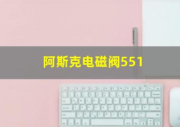 阿斯克电磁阀551