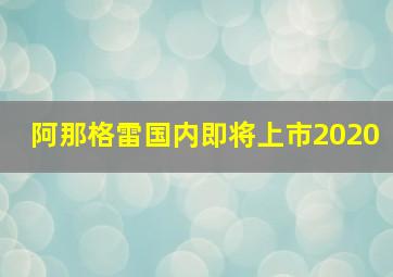 阿那格雷国内即将上市2020