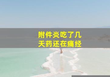 附件炎吃了几天药还在痛经