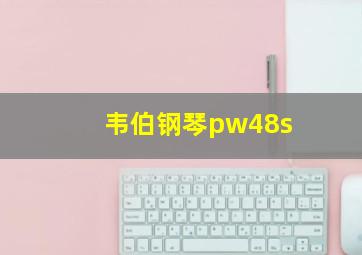 韦伯钢琴pw48s