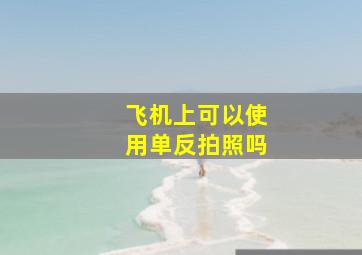 飞机上可以使用单反拍照吗