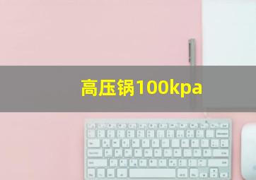 高压锅100kpa