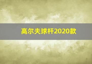 高尔夫球杆2020款