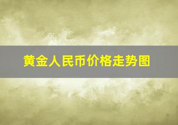 黄金人民币价格走势图