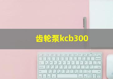 齿轮泵kcb300