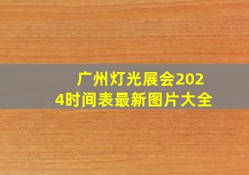 广州灯光展会2024时间表最新图片大全